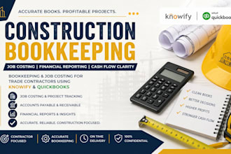 do bookkeeping and job costing for trade contractors using knowify, quickbooks