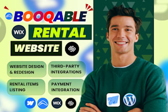 build booqable rental website, setup booqable online rental booqable integration