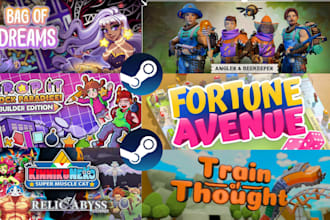 design cozy indie steam capsule art steam pixel art game cover steam store asset