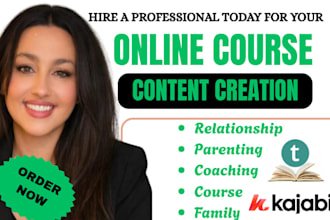 create a masterclass parenting or relationship advice course