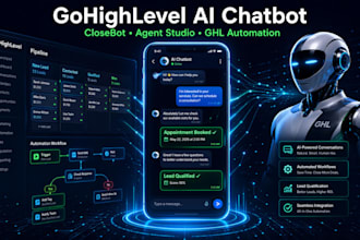 setup gohighlevel ai chatbot closebot and ghl agent studio automation for agency