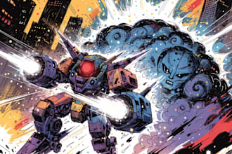 do comic book art and illustration