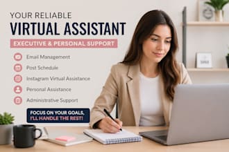 executive instagram virtual assistant personal admin assistant data entry