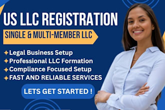 register your US llc legally for single or multi member businesses