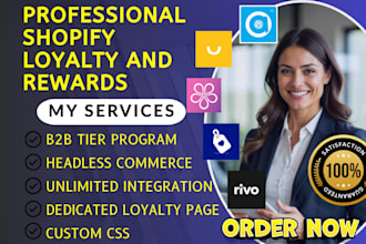 setup shopify loyalty and rewards smile love essent bon joy appstle rivo bloy