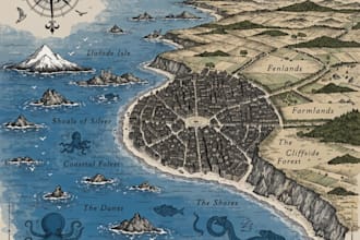 make cartography, dnd map, city map, tolkien board games