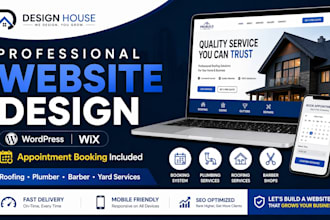 design fully functional wordpress website booking appointment website wix site