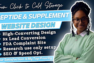 design fda complaint research peptide website, supplement or nutraceutical store
