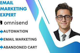 build omnisend customer recovery sequence email automation workflow