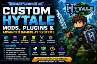 create custom hytale mods, plugins, and advanced server gameplay systems