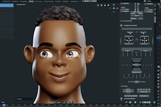 fix, rig, port blendshape convert any 3d model, mmd, vrchat avatar, warudo vriod