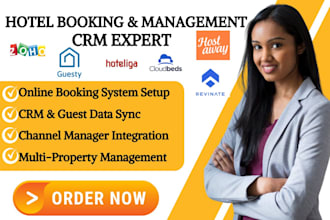 setup motopress zoho bookings hostaway hoteliga cloudbeds guesty revinate crm