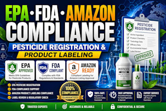 handle your professional epa pesticide registration, fda compliance, and amazon