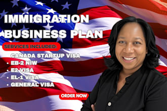 write a uscis compliant immigration business plan for eb1, niw, e2, l1 visa