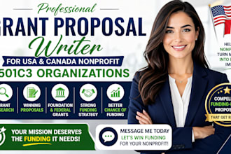 write winning grant proposals for nonprofit and 501c3 organizations