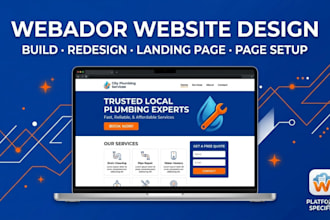 build webador website webador redesign webador landing page webador page setup