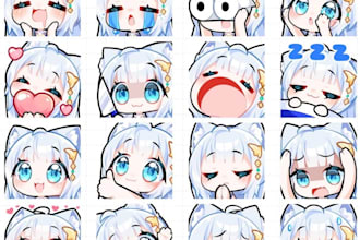 design telegram furrysticker pngtuber live2d avatar png vtuber png tuber fursona