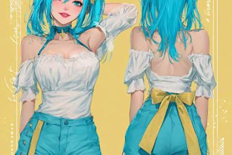draw anime, manga or game characters