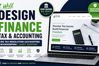 design finance irs tax resolution accounting bookkeeping audit support website