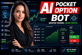 code pocket option automated script, indicator and strategy for options