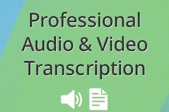 transcribe audio and video files to text in english and urdu
