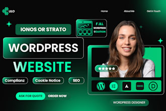 ionos wordpress website design wordpress website design strato wordpress website
