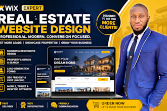build wix real estate website that generates property leads