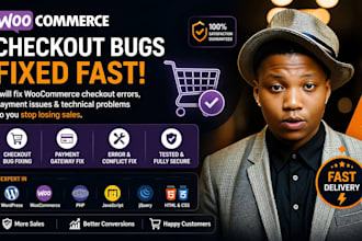 fix checkout bugs and payment errors on your website fast