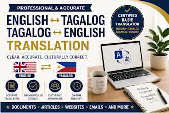 english to tagalog translate beginner