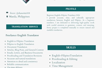 do english to tagalog and tagalog to english translation