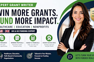 write winning grant proposals for healthcare education and nonprofits UK and US
