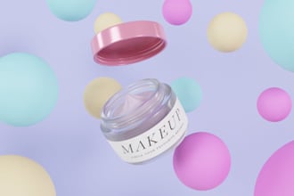 create realistic 3d product rendering