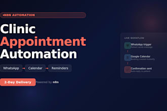 automate clinic appointment reminders and bookings with n8n