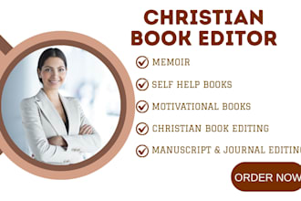 be your christian book editor devotional editing spiritual book prayer journal