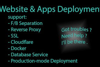 deploy your website to a cloud server in production mode