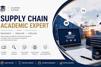 write supply chain and international trade essays or structured case studies