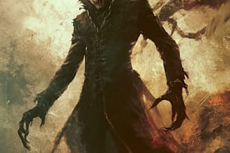 fantasy horror and fantasy horror character