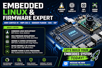 embedded linux firmware arm cortex m mipi csi 2 sensor fusion ambarella isp soc