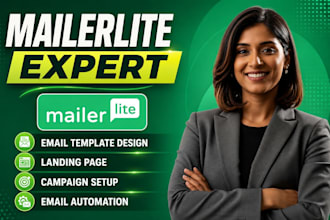 setup mailerlite email automation design email template mailerlite landing page