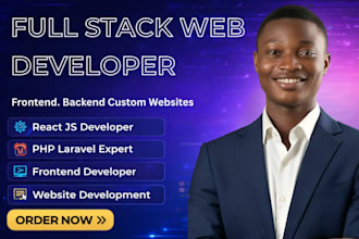 develop your react js full stack web app as a full stack developer in javascript
