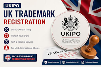 register UK trademark with ukipo, and amazon brand registry