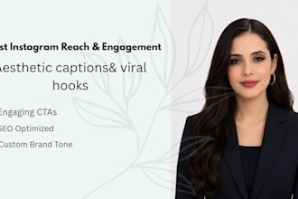 design aesthetic quotes and write engaging captions