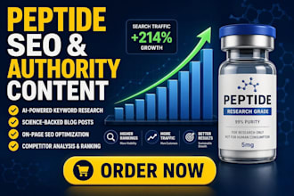 rank your peptide brand with expert SEO and ai content strategy