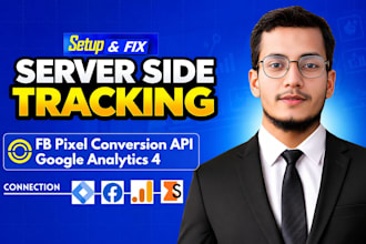 integration cross domain tracking, google analytics 4, server side tracking