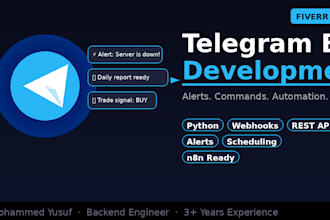 build a telegram bot for alerts, automation, and API integrations
