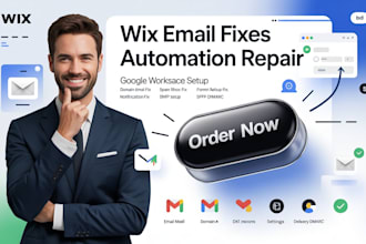 wix email automation fixes google workspace domain setup spam inbox forms smtp
