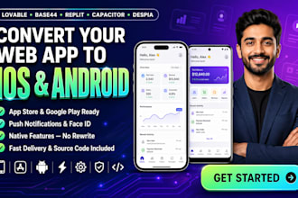 convert lovable webapp base44 replit webapp to ios app with capacitor or despia