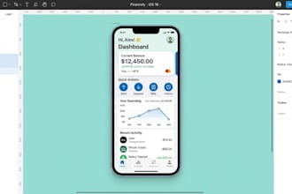 design user friendly mobile UI UX in figma