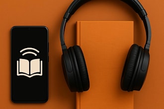 record english audio over for books