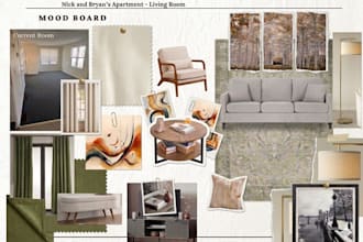 create a personalized interior design mood board for your space